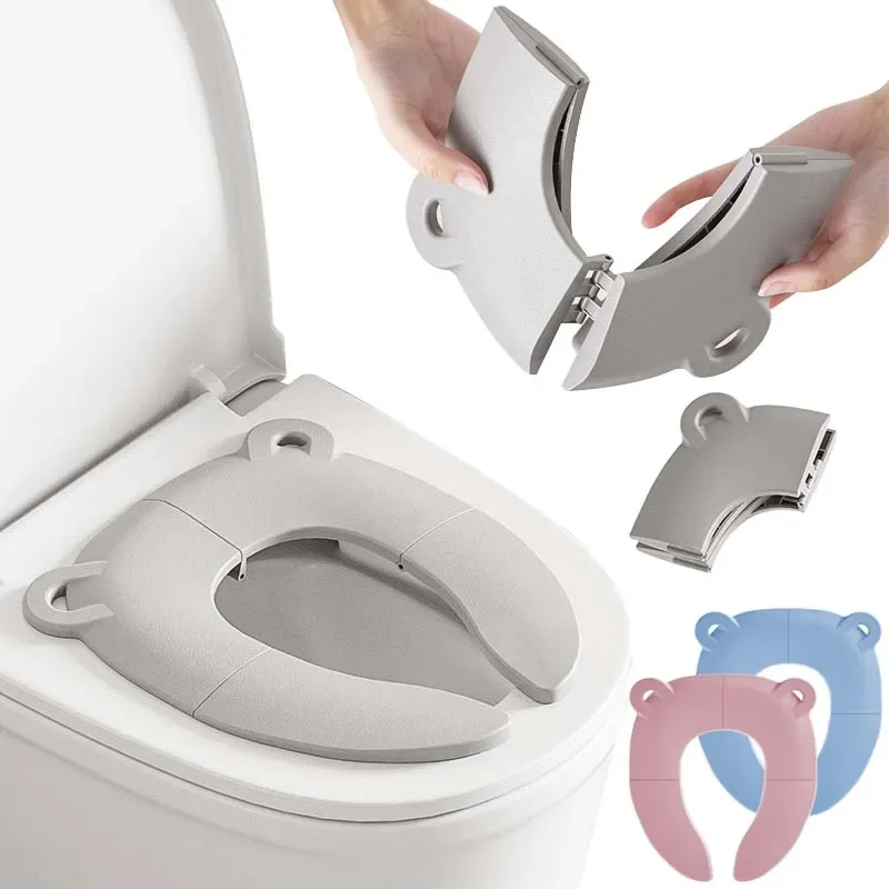 Home Bathroom Urinal - Kursi Toilet Lipat Portabel Motif Kartun