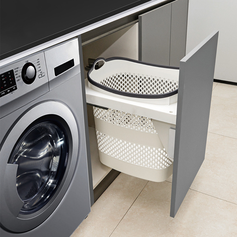 Home Bathroom Hand Dryer - Kabinet Mesin Cuci dengan Keranjang Sampah