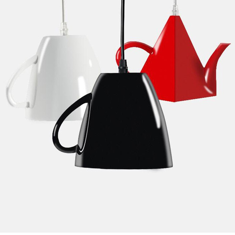Home Of The Year Bathroom - Modern Resin Liontin Lampu Cangkir Teko