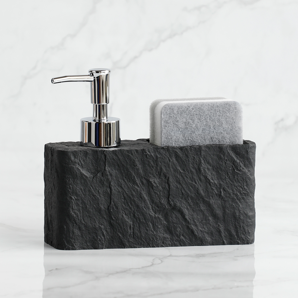 Home Bathroom Soap Dispenser - Dispenser sabun dengan spons wastafel dan