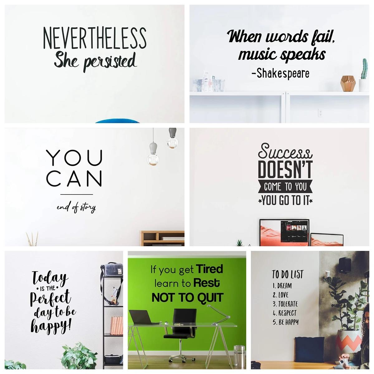 Home Bathroom Quotes - 1 buah stiker dinding kutipan merekat