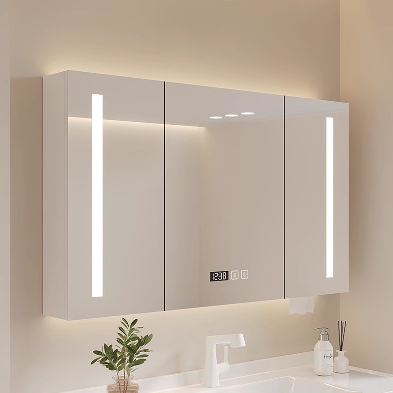 Home Bathroom Partition - Penyimpanan Organizer Lemari Cermin Aksesoris Toilet