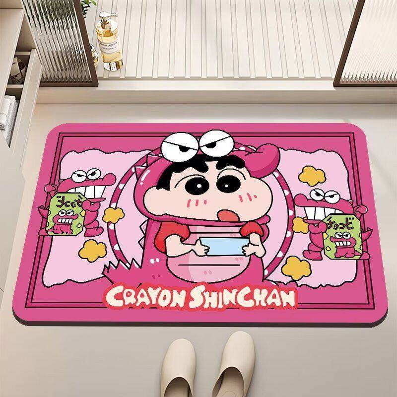 Home Bathroom Door - Keset Kamar Mandi Tanah Diatom Kartun