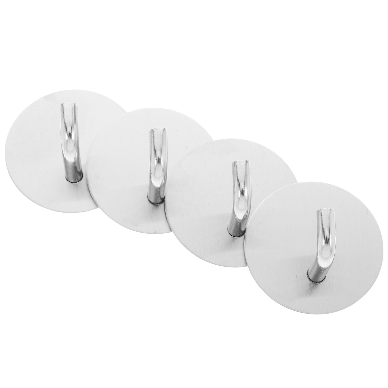 Robe Hook Adhesive - 4 Buah Kait Baja Tahan Karat