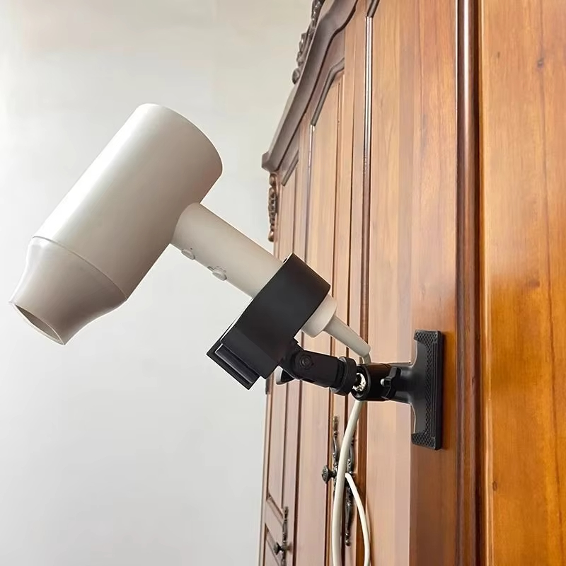 Home Bathroom Hand Dryer - 360 ° Penyangga Pengering Rambut Putar