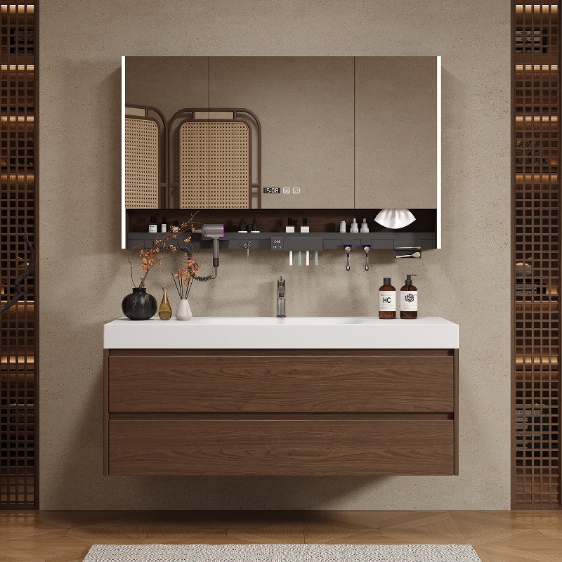 Home Bathroom Partition - Partisi Kayu Lemari Kamar Mandi Mewah