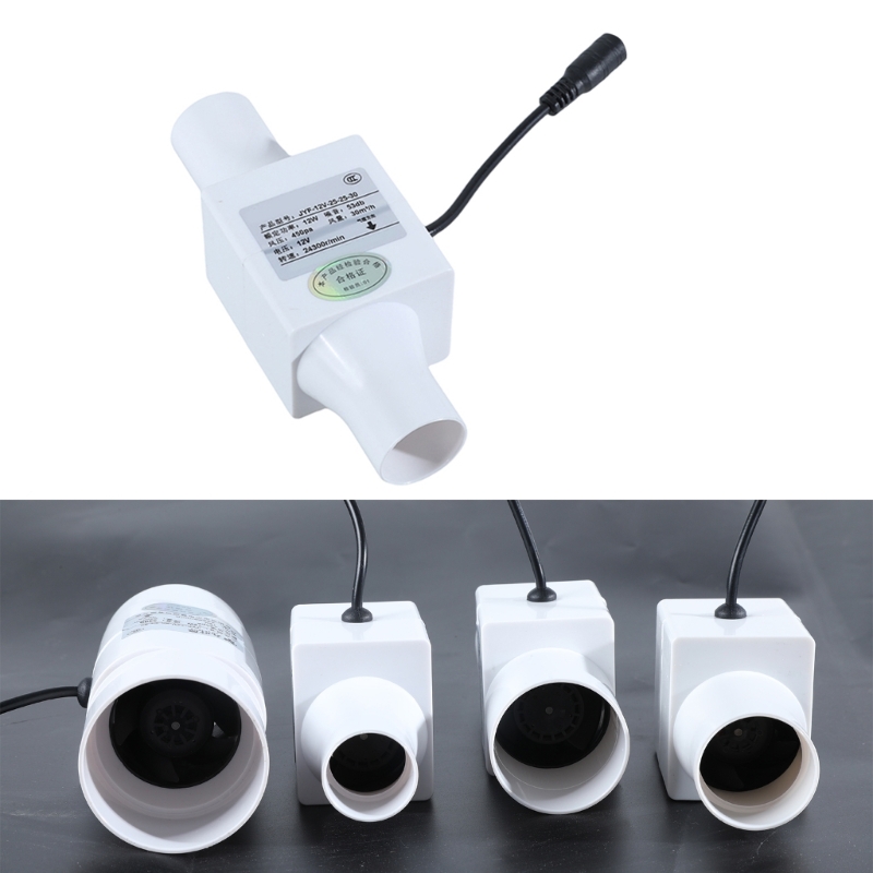Home Bathroom Ventilation - 12V Tenang Pipa Ventilasi Kipas Kipas