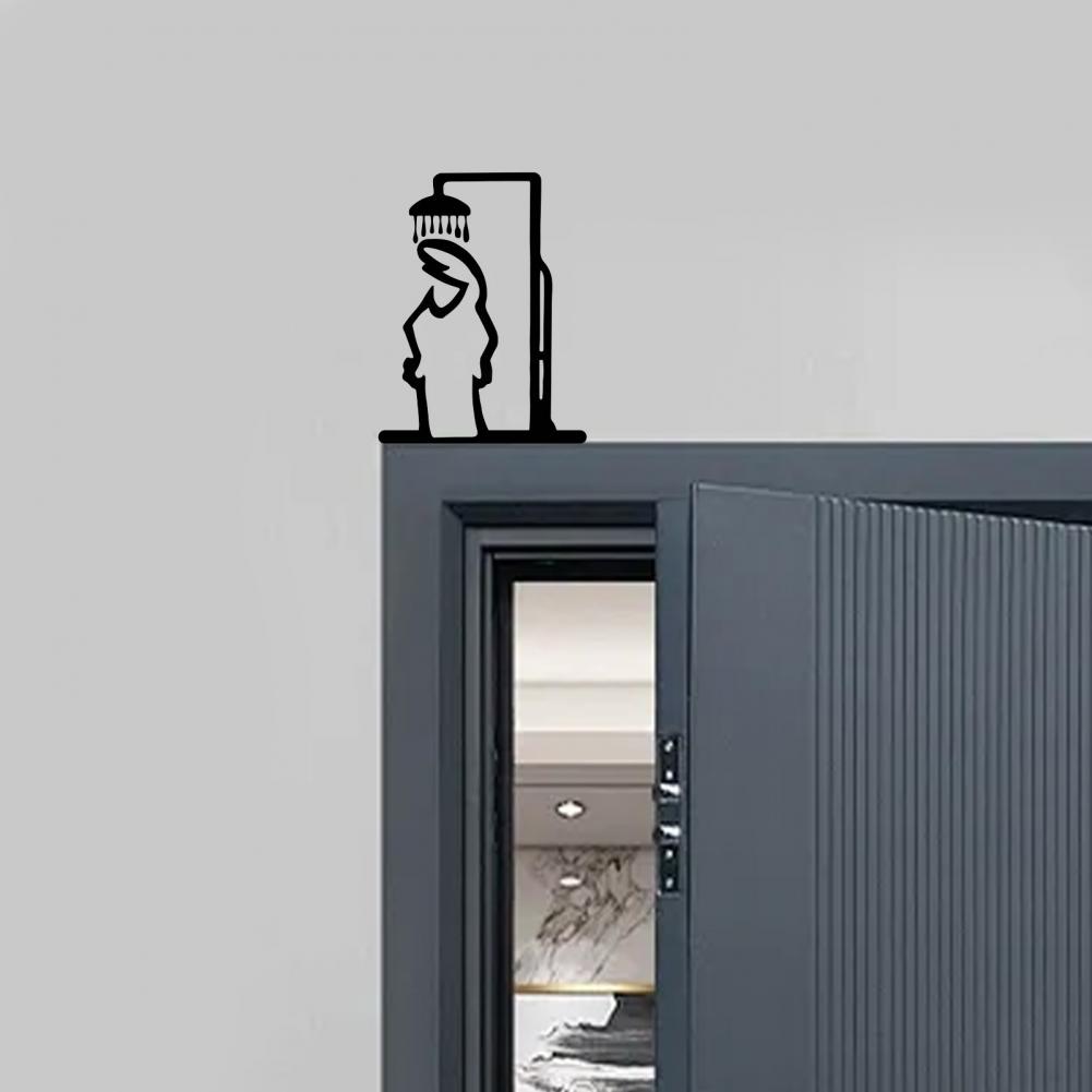 Home Bathroom Door - Aksesoris Dekorasi Rumah, Papan Tanda Kamar