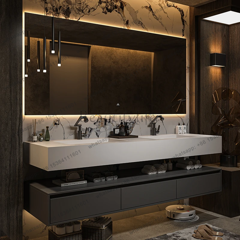 Home Bathroom Partition - Lemari Penyimpanan Cermin Kamar Mandi, Lemari