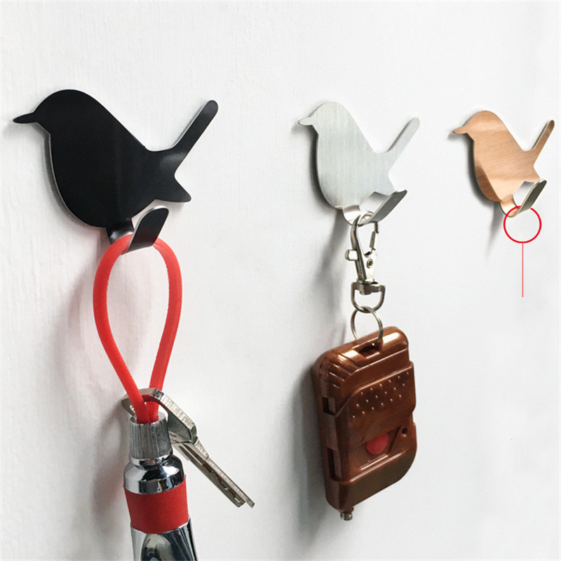Robe Hook Adhesive - 2 Buah Diri Perekat Kait Burung