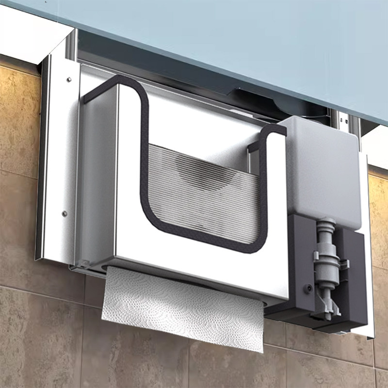 Home Bathroom Hand Dryer - Dispenser Tisu Tersembunyi dari Baja Anti