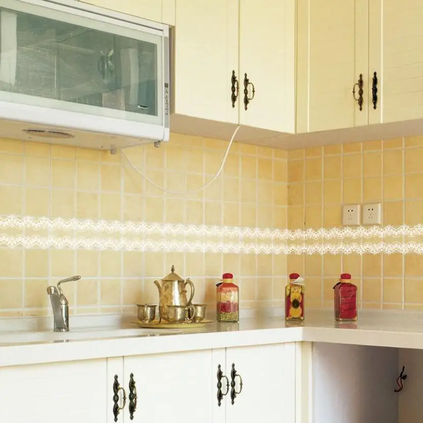 Home Bathroom Door - Stiker Wallpaper Desain Renda Manis Stiker