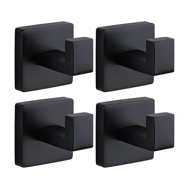 Gantungan Handuk Hitam Doff Ba - Robe Hook Adhesive ulasan dan harga