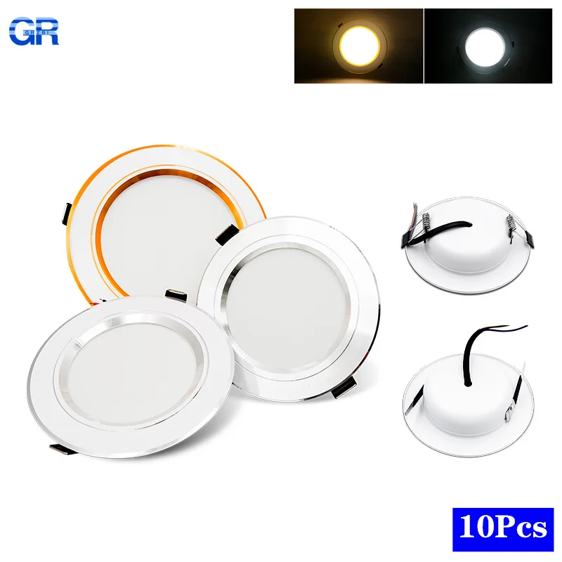 10 Buah/Lot Led Downlight AC 2 - Home Of The Year Bathroom ulasan dan harga