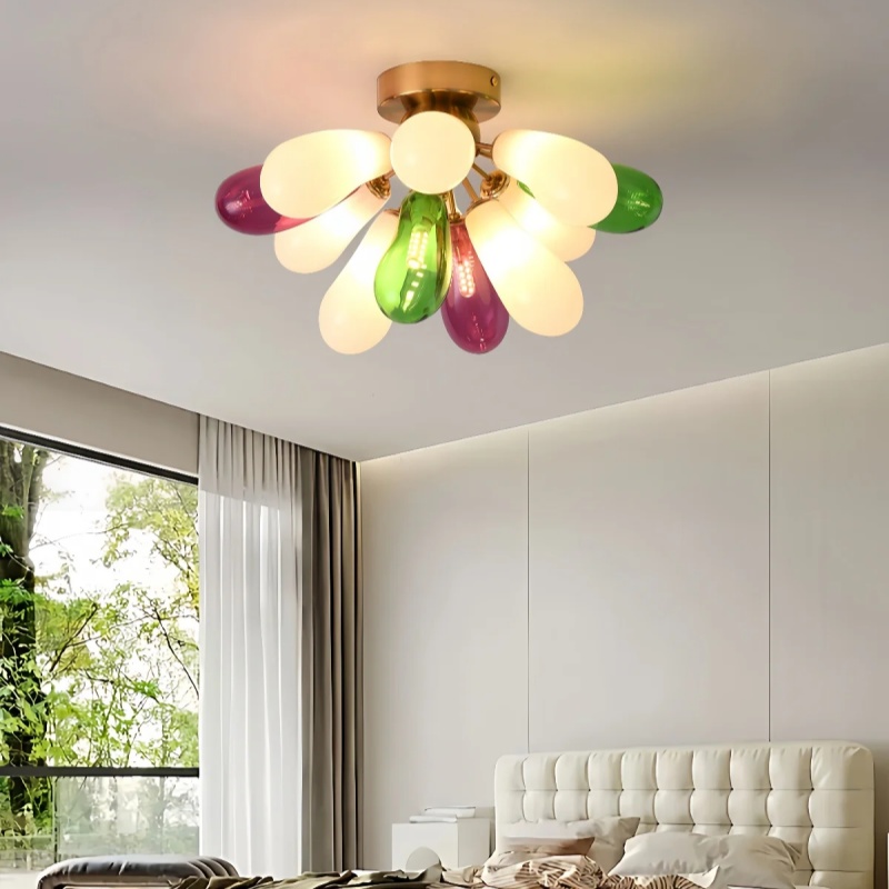 Lampu Gantung Kaca Berwarna De - Home Of The Year Bathroom ulasan dan harga