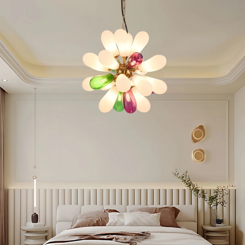 Lampu Gantung Kaca Berwarna De - Home Of The Year Bathroom ulasan dan harga