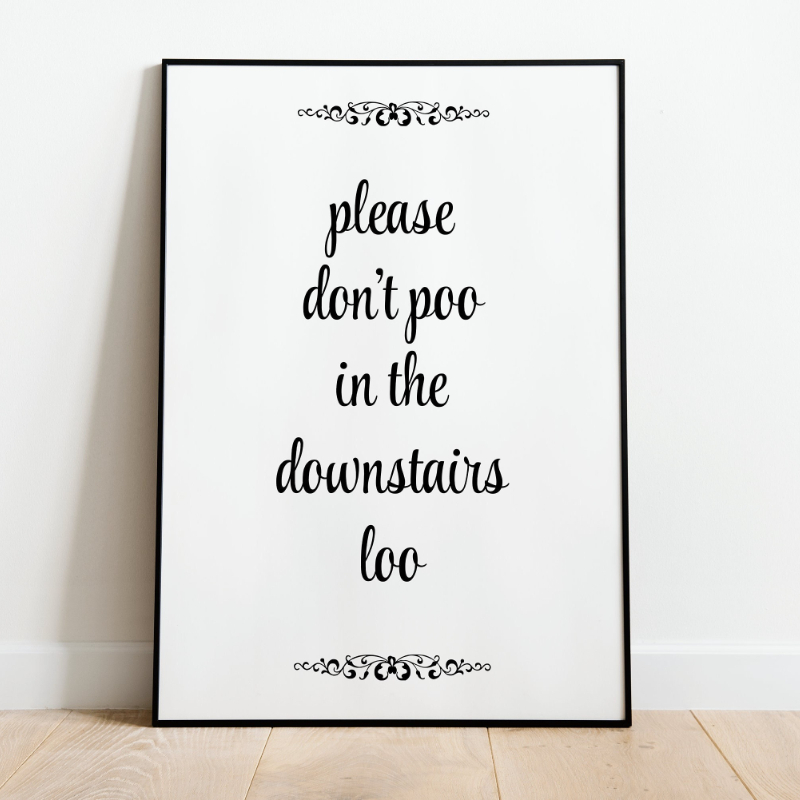 3 buah Poster Seni Kamar Mandi - Home Bathroom Quotes ulasan dan harga