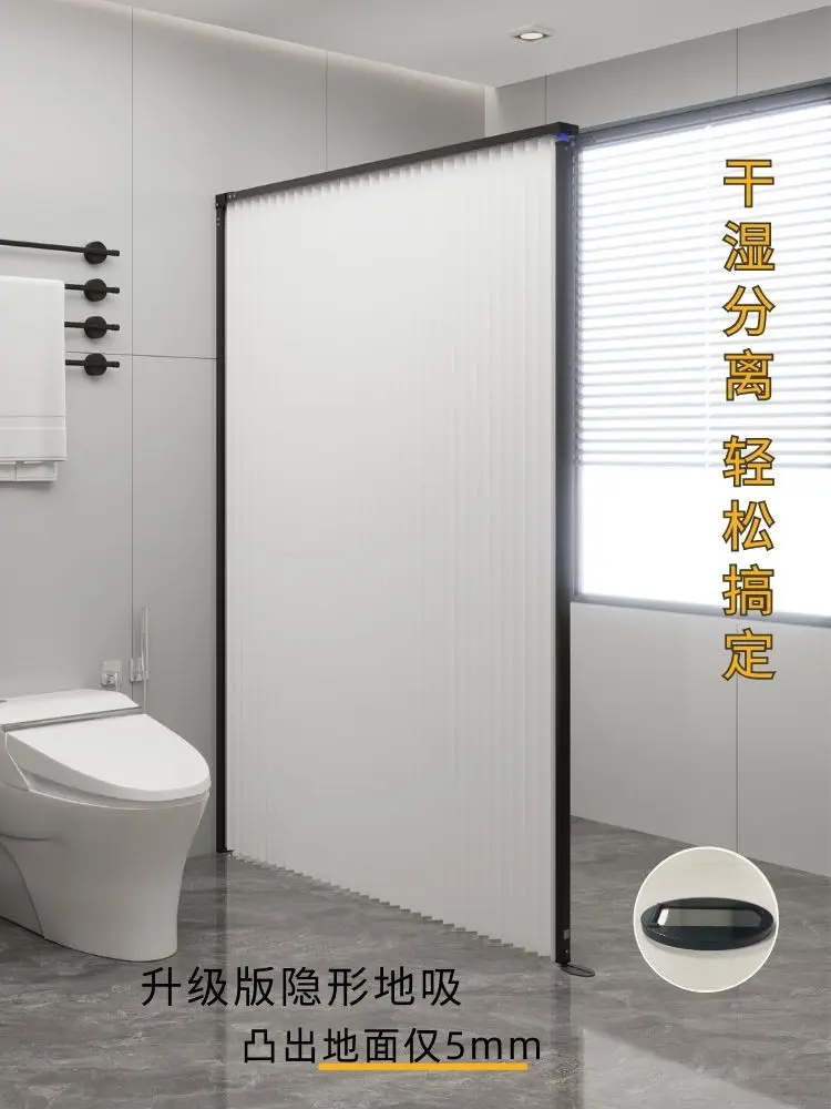 Tirai Pancuran lipat tidak ter - Home Bathroom Partition ulasan dan harga