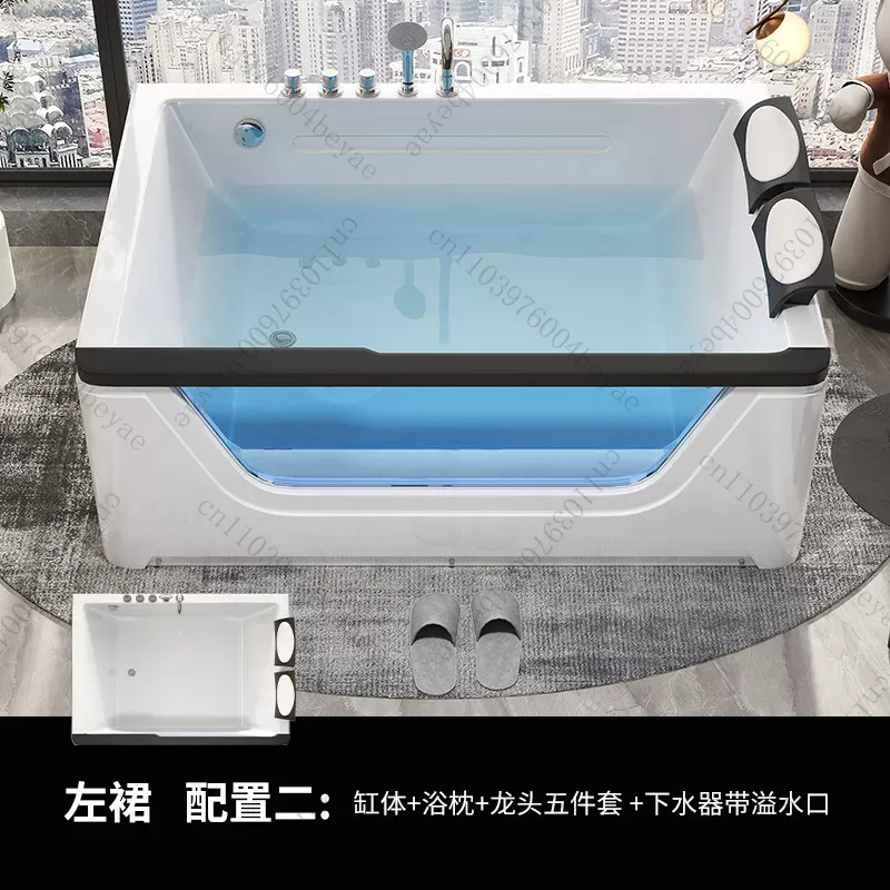 Jacuzzi Akrilik 2 Orang dengan - Home Bathroom Jacuzzi Tub ulasan dan harga