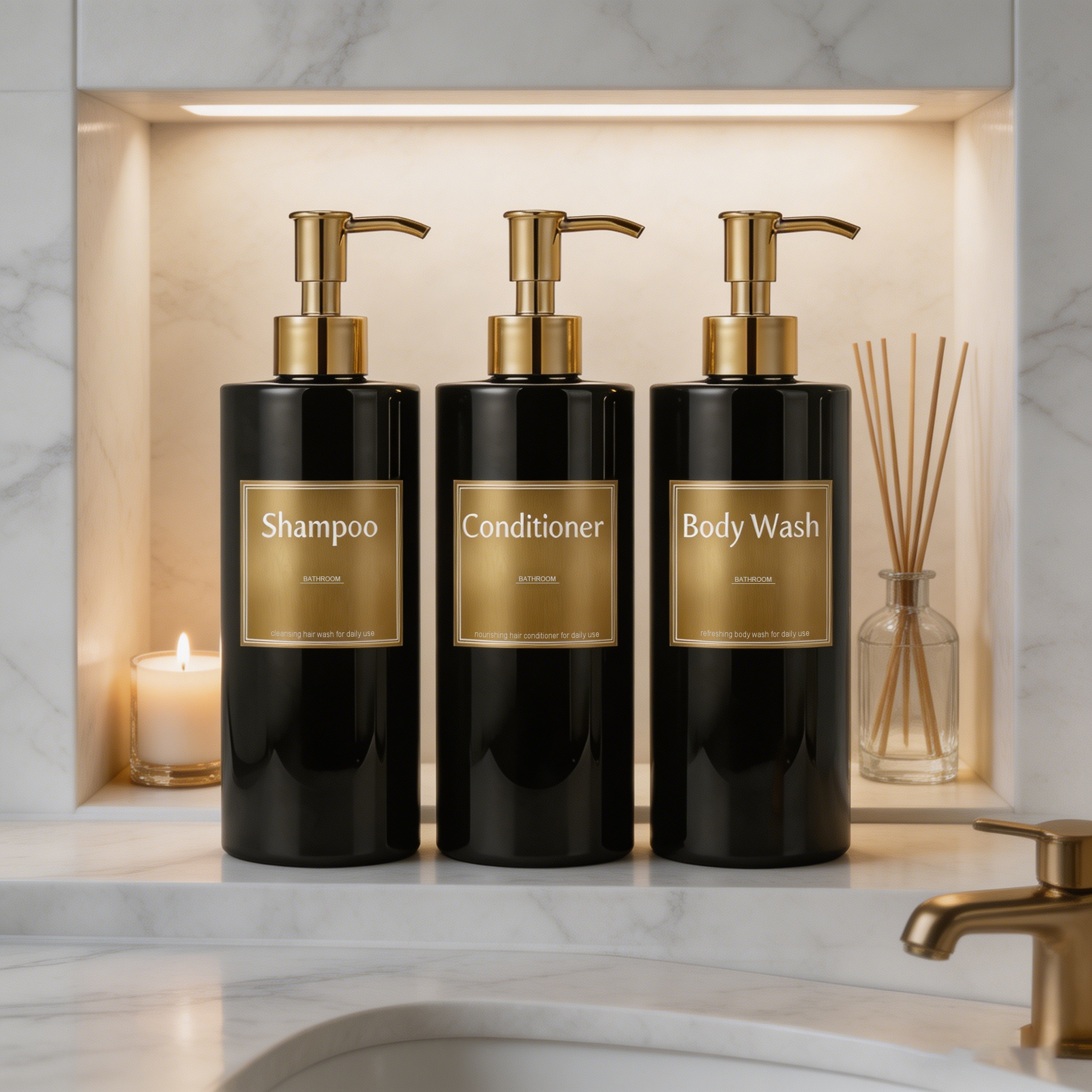 Dispenser Sabun Isi Ulang Blac - Home Bathroom Soap Dispenser ulasan dan harga