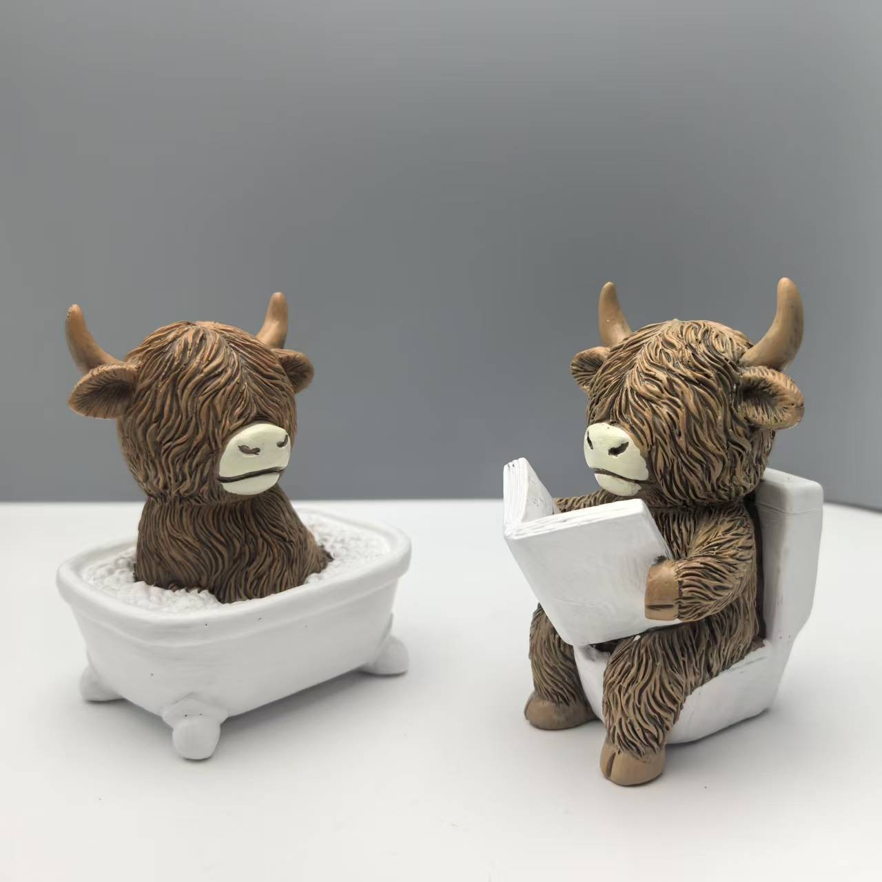 Patung Sapi Highland Skotlandi - Home Of The Year Bathroom ulasan dan harga