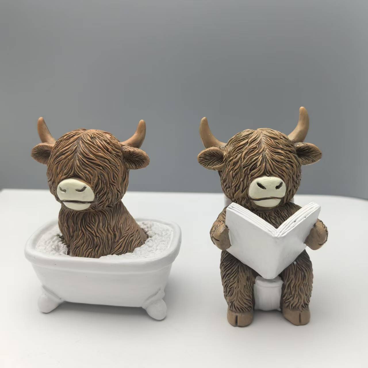 Patung Sapi Highland Skotlandi - Home Of The Year Bathroom ulasan dan harga