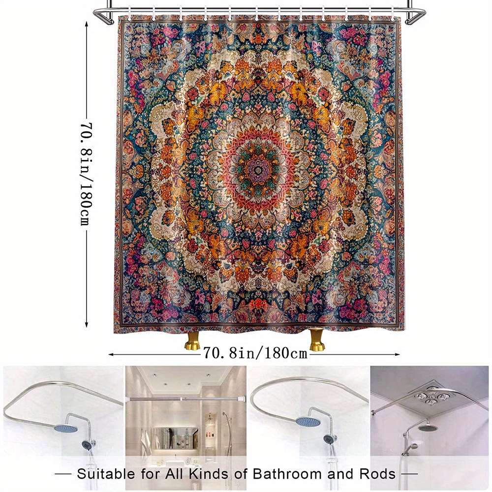 Tirai Kamar Mandi Multi Ukuran - Home Bathroom Partition ulasan dan harga
