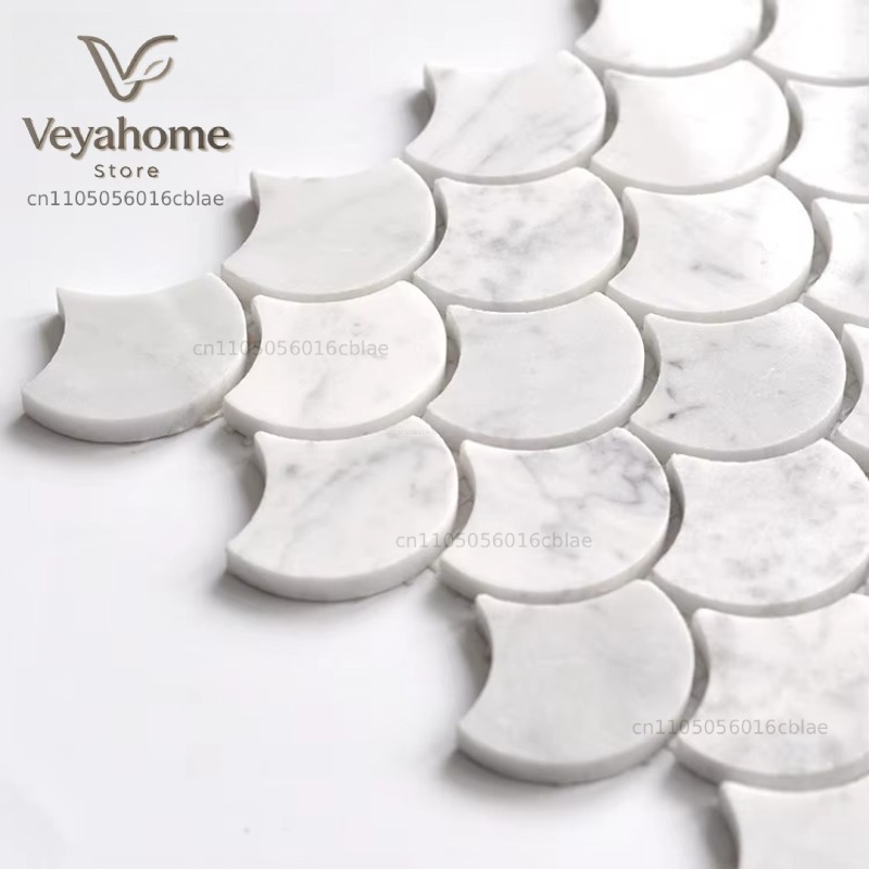 Ubin Mosaik Marmer Berpola Sis - Home Bathroom Wall Tiles ulasan dan harga