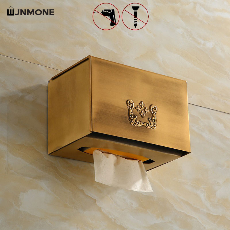Tempat Kotak Tisu Kamar Mandi  - Home Bathroom Paper Towel Holder ulasan dan harga