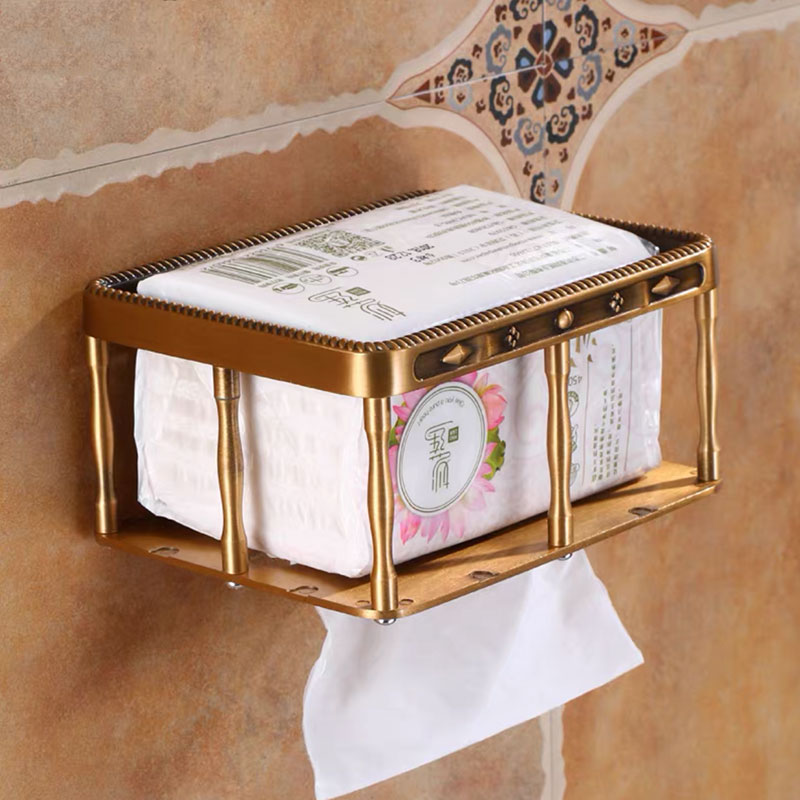 Tempat Kotak Tisu Kamar Mandi  - Home Bathroom Paper Towel Holder ulasan dan harga