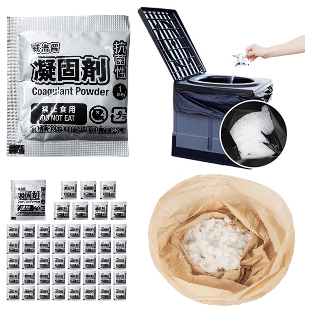 48Pcs Bubuk Toilet Portabel Ra - Home Bathroom Urinal ulasan dan harga
