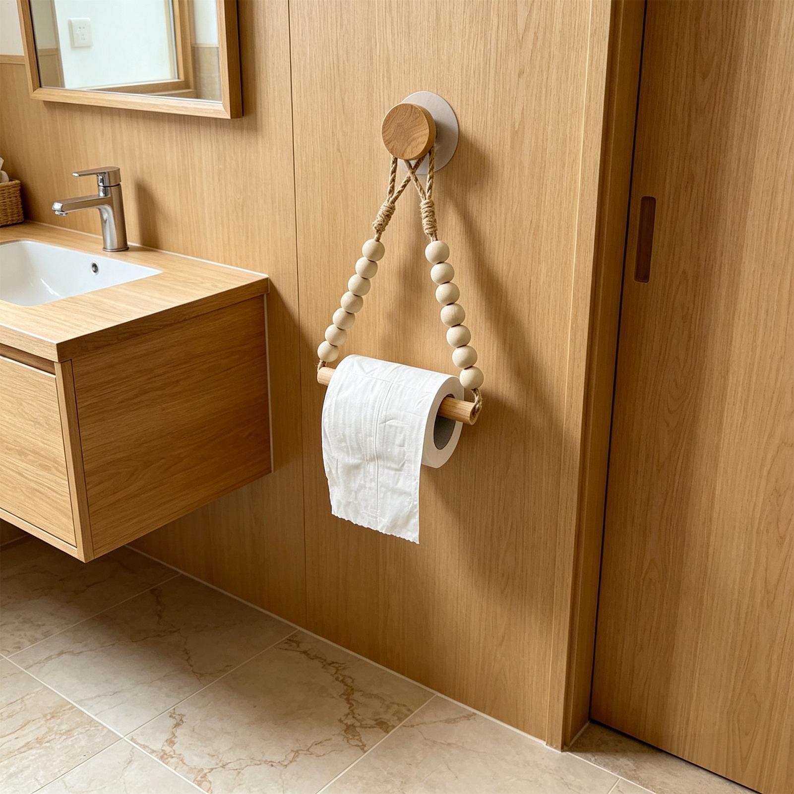Tempat Tisu Toilet Berbahan Ka - Home Bathroom Paper Towel Holder ulasan dan harga