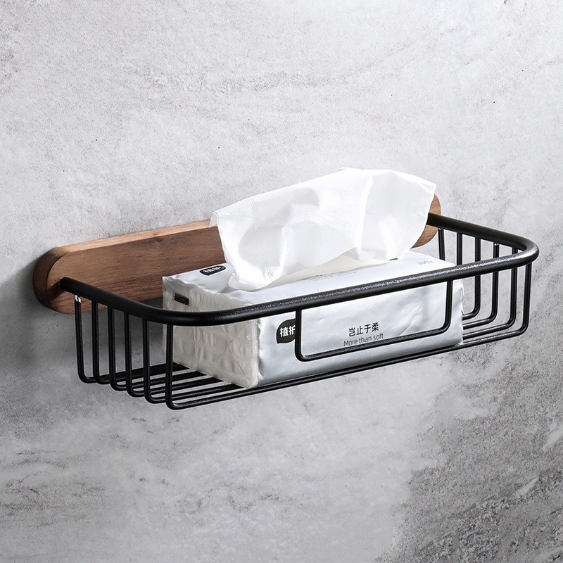 Tempat Tisu Kayu Solid Tanpa B - Home Bathroom Paper Towel Holder ulasan dan harga