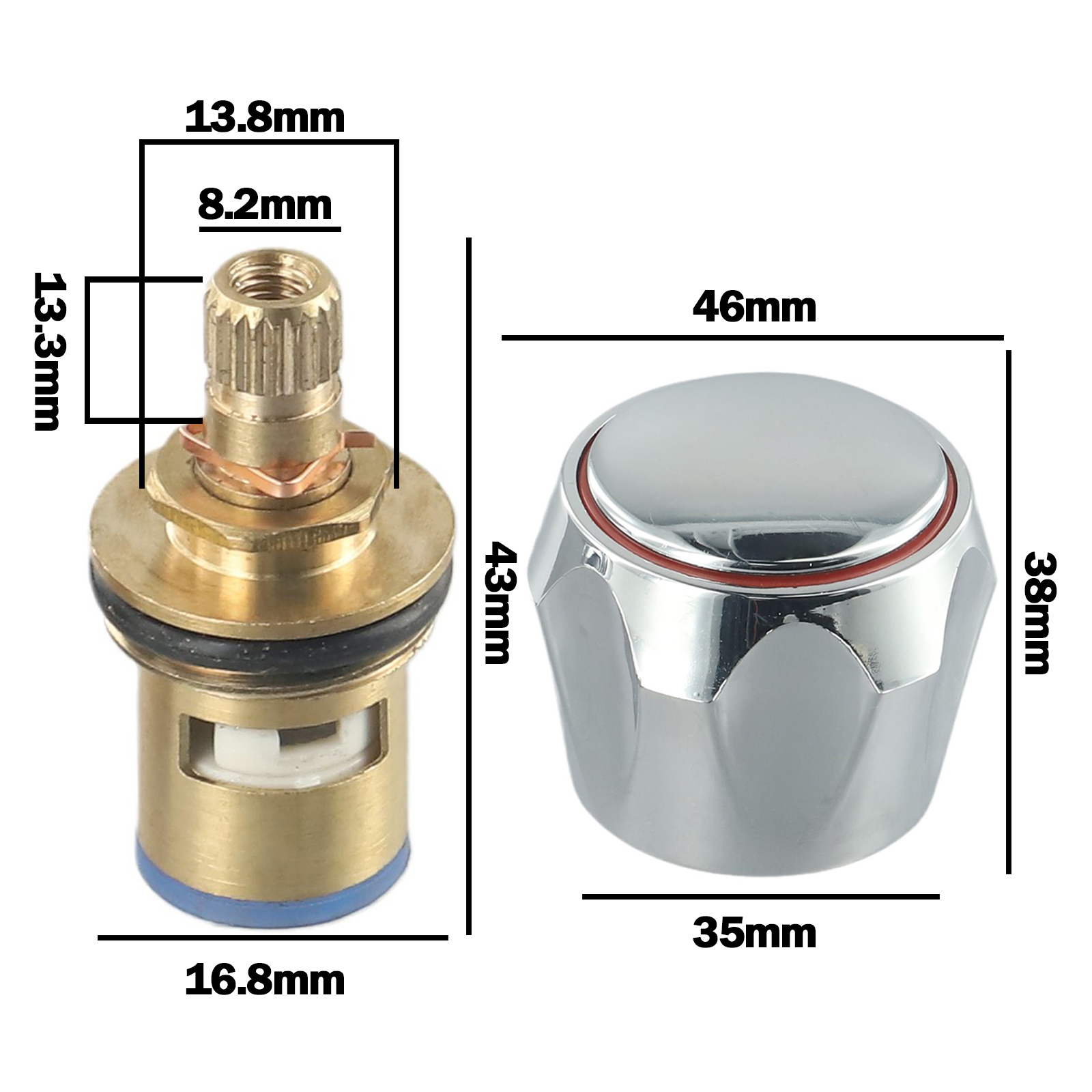 Pegangan Keran Pengganti Roda  - Home Hardware Bathroom Faucets ulasan dan harga