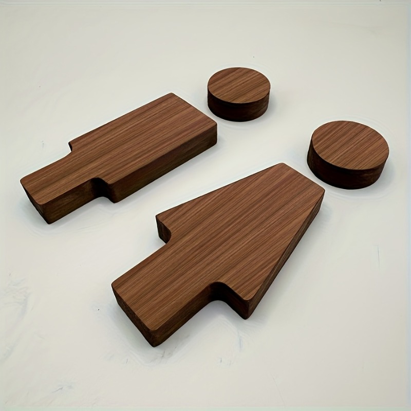 2 Buah Tanda Kamar Mandi Kayu  - Home Bathroom Door ulasan dan harga