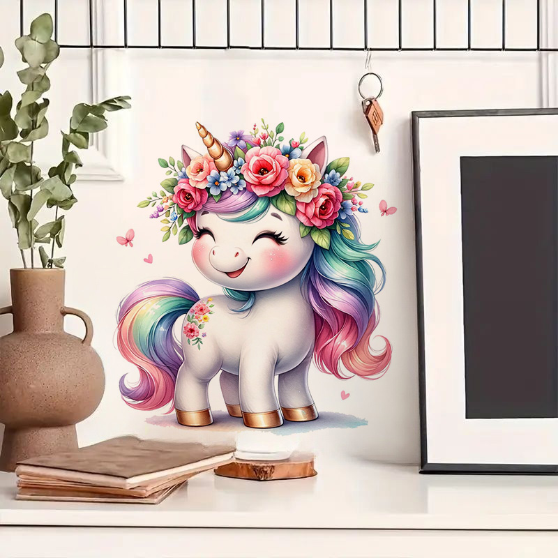 Stiker Unicorn cat air, stiker - Home Bathroom Wall Tiles ulasan dan harga
