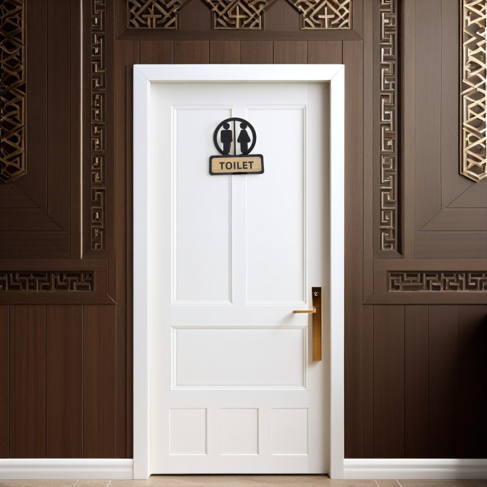 Tanda Toilet untuk Wanita dan  - Home Bathroom Door ulasan dan harga