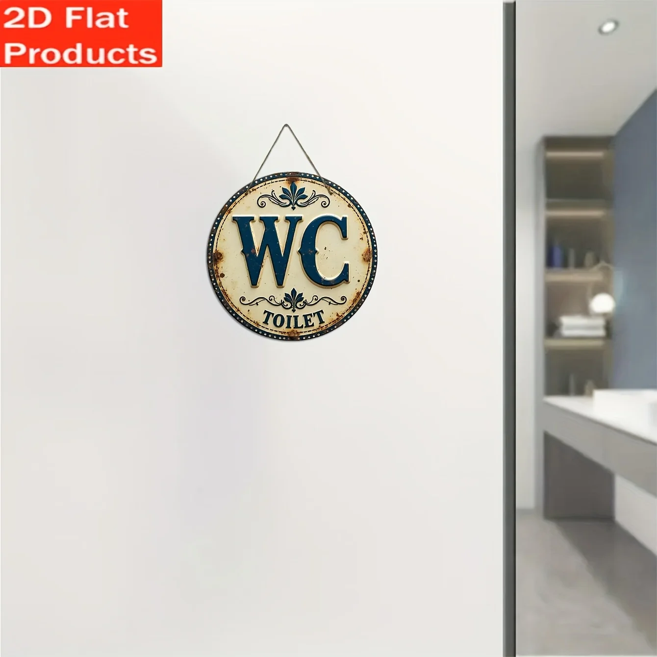 Papan tanda kamar mandi kayu r - Home Of The Year Bathroom ulasan dan harga