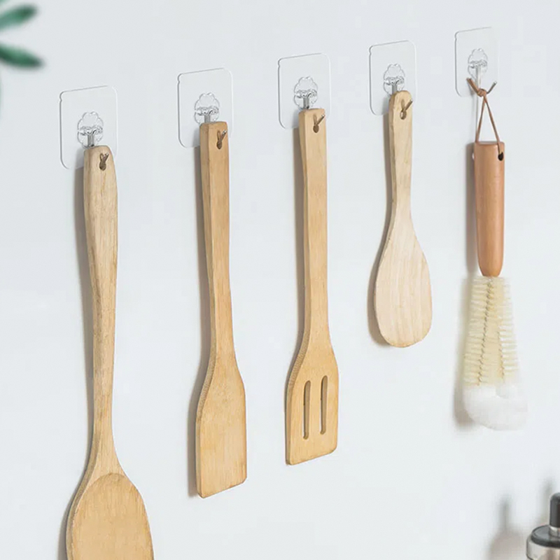 10 buah gantungan kunci kait b - Robe Hook Adhesive ulasan dan harga