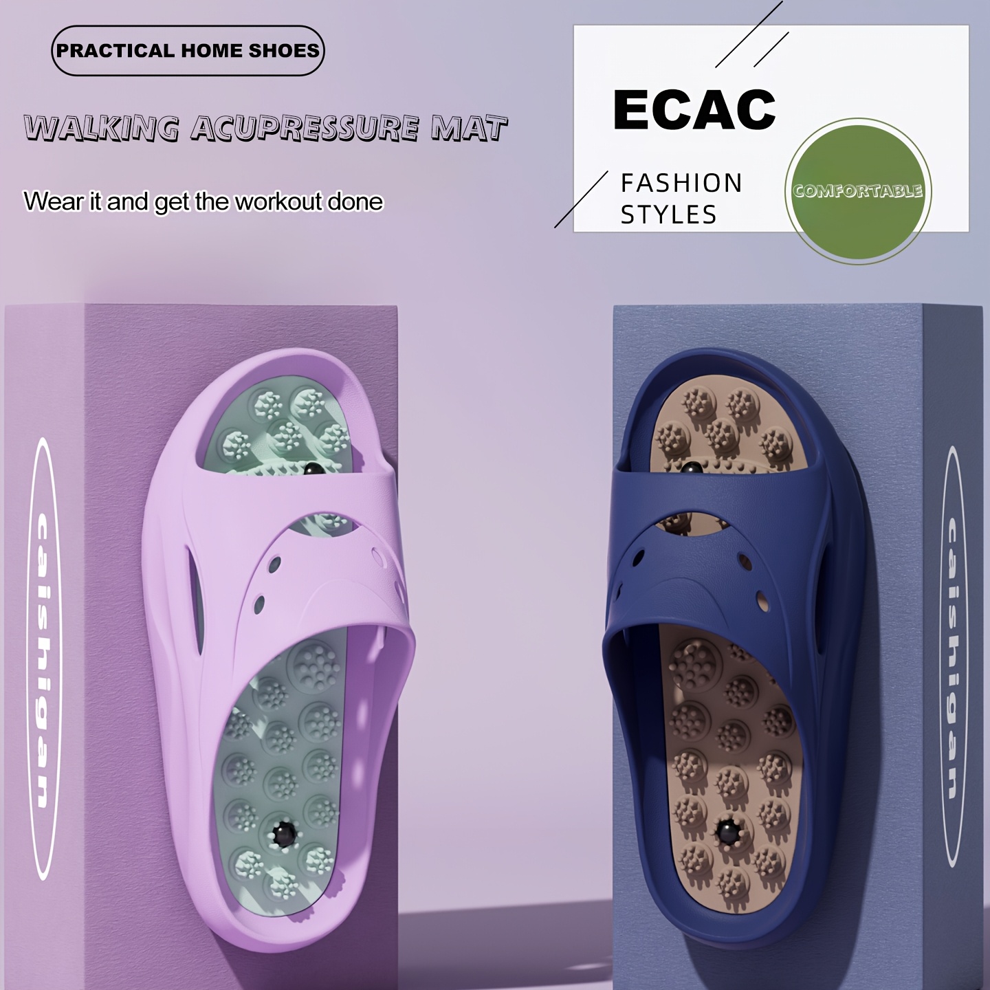 Sandal Pijat EVA Wanita Pria,  - Home Bath ulasan dan harga