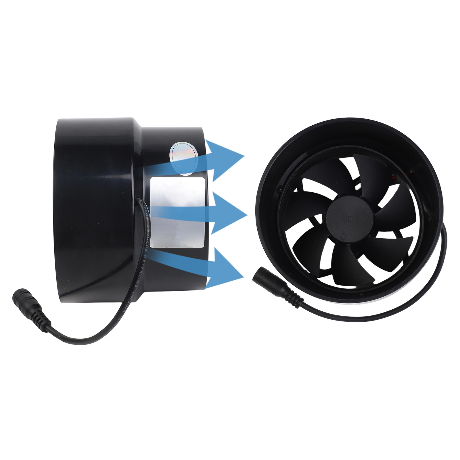 Kipas Saluran 12V Kipas Buang  - Home Bathroom Ventilation ulasan dan harga