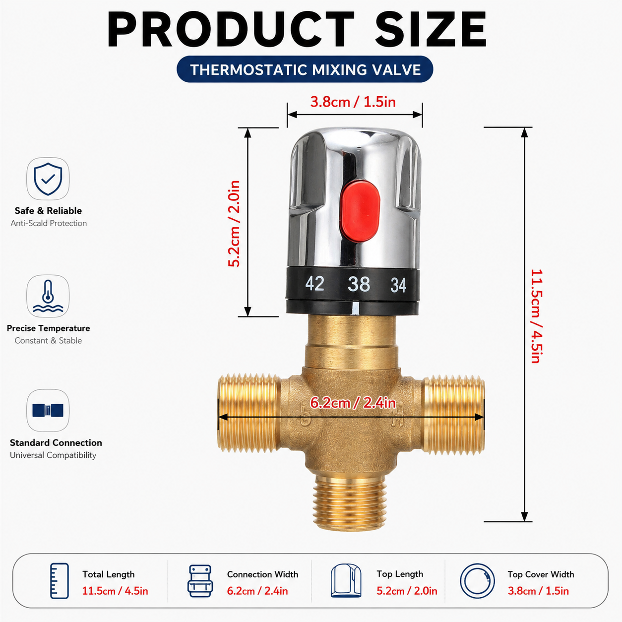 Katup Pencampur Termostatik Ku - Home Hardware Bathroom Faucets ulasan dan harga