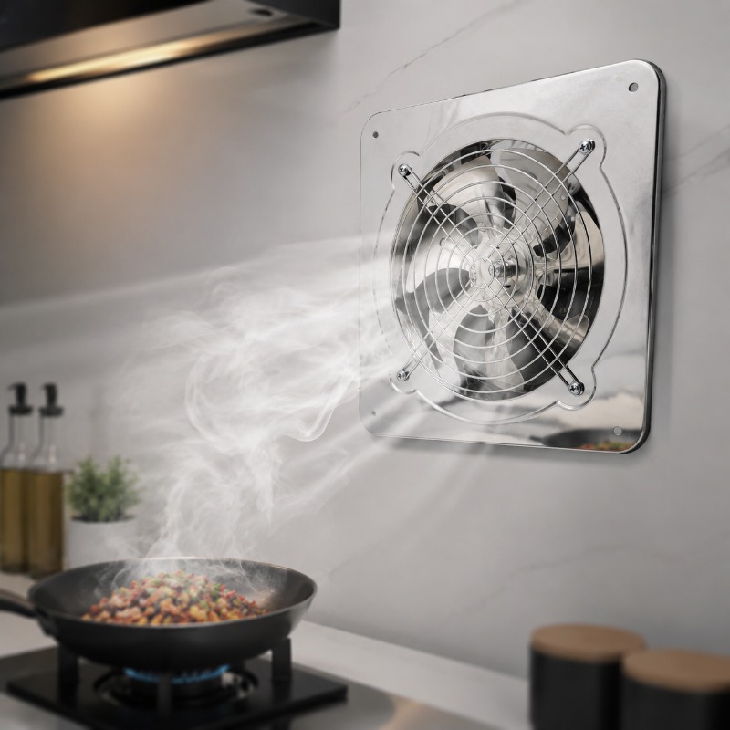 Kipas Angin Ekstraktor Stainle - Home Bathroom Ventilation ulasan dan harga