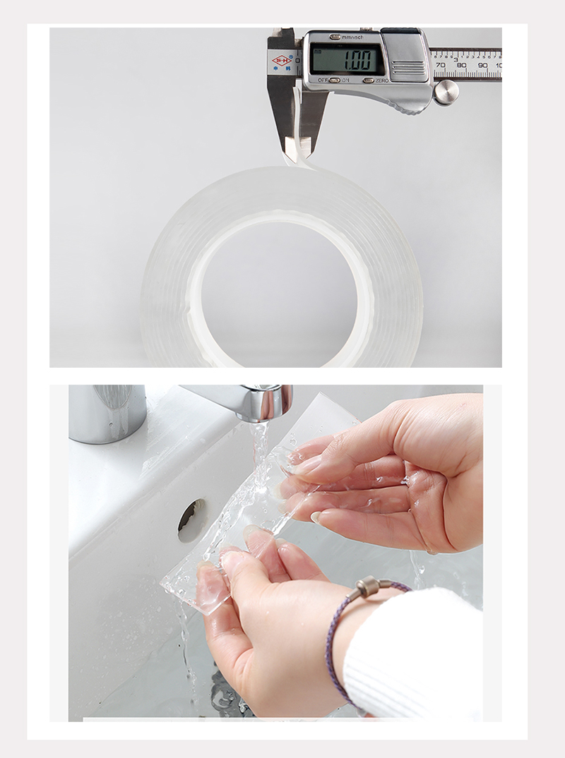Transparan Dua Sisi Pita Nano  - Home Bathroom Wall Tiles ulasan dan harga