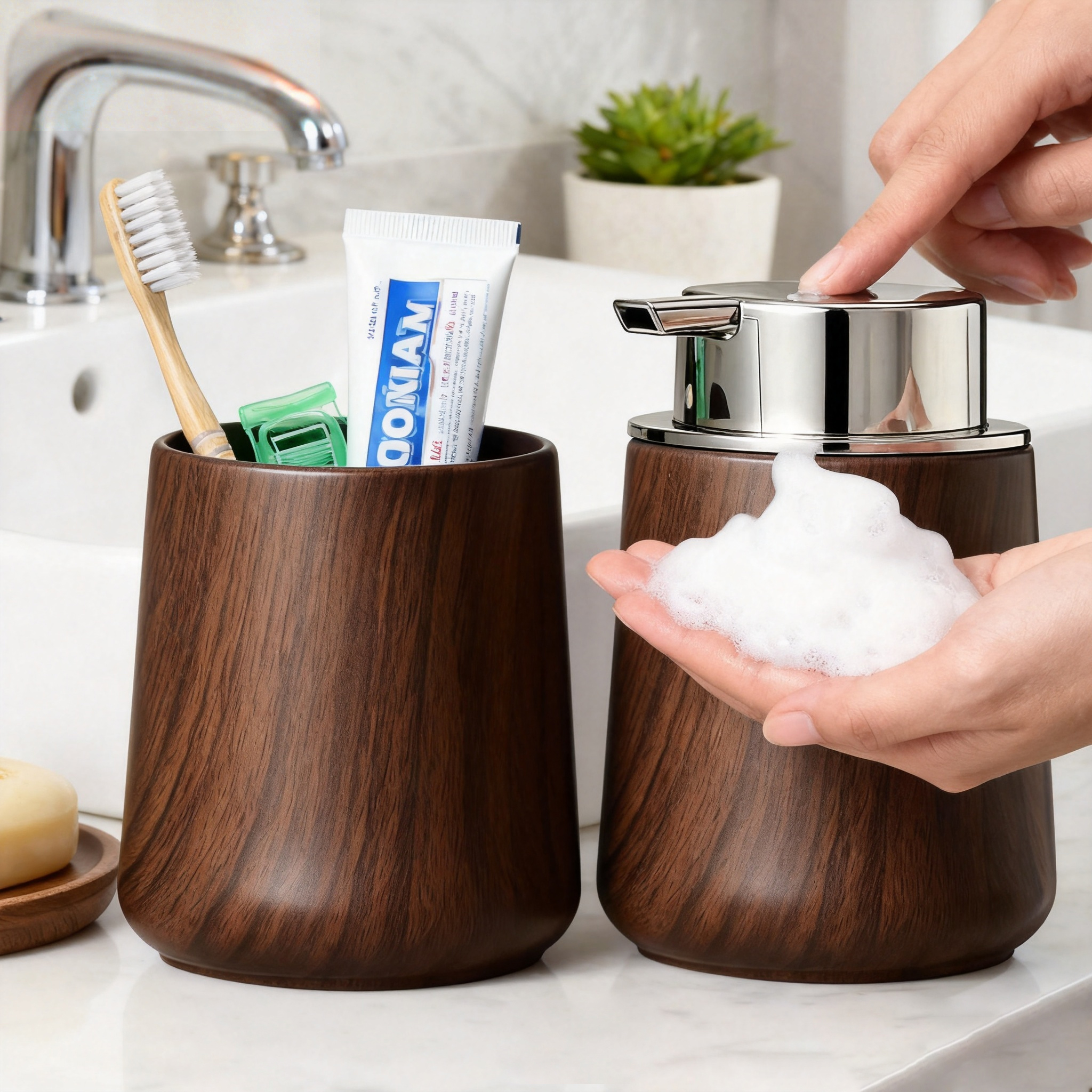 Dispenser Sabun Tangan Elegan  - Home Bathroom Soap Dispenser ulasan dan harga
