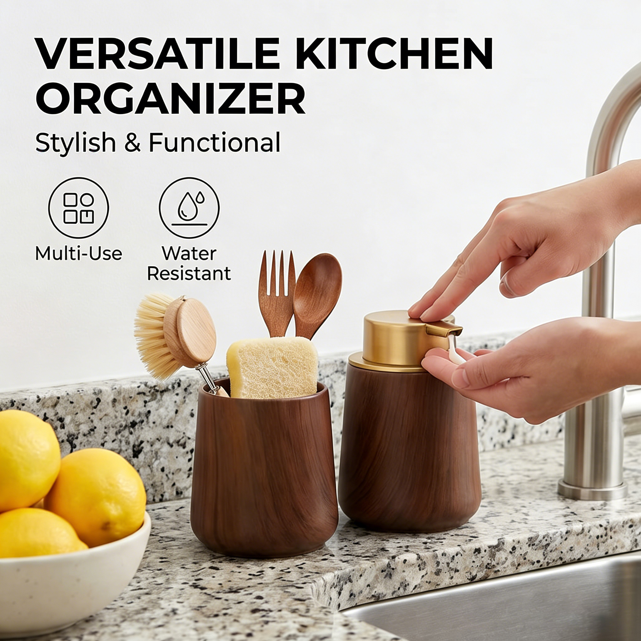 Dispenser Sabun Tangan Elegan  - Home Bathroom Soap Dispenser ulasan dan harga
