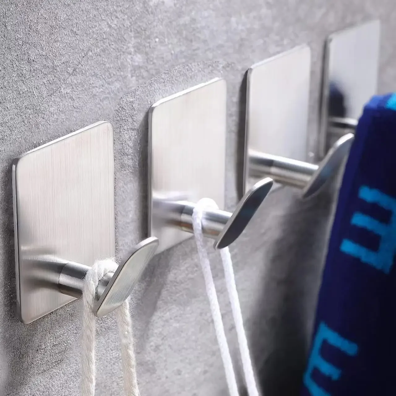 4/1 Buah Kait Jubah Kamar Mand - Robe Hook Adhesive ulasan dan harga