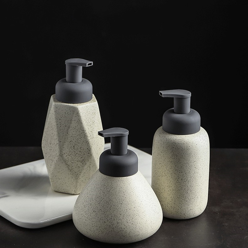 Dispenser Mousse keramik kamar - Home Bathroom Soap Dispenser ulasan dan harga