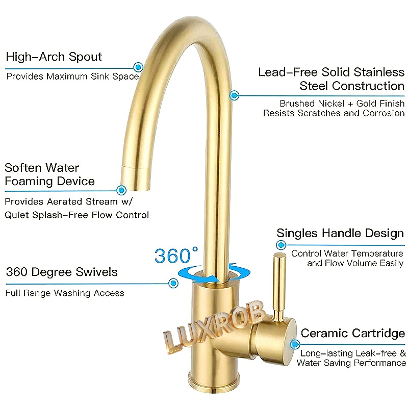 Keran Stainless Steel Warna Em - Home Hardware Bathroom Faucets ulasan dan harga