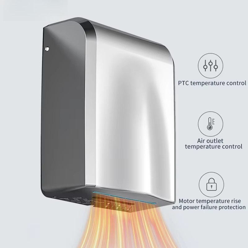 Pengering Tangan Otomatis Kece - Home Bathroom Hand Dryer ulasan dan harga